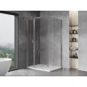 Mexen Mist T Shower Enclosure Hinged 90 x 75 cm, Transparent, Chrome - 8A4T-090-075-01-00