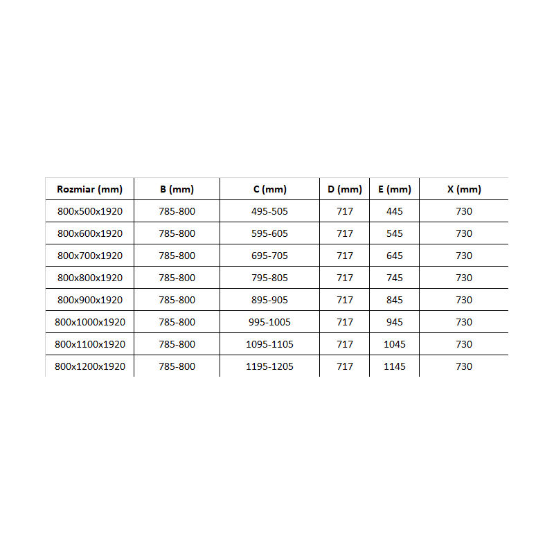 Mexen Pretoria hinged shower cabin 80 x 70 cm, transparent, black + Flat tray - 852-080-070-70-00-4010B