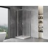 Mexen Mist T shower cabin with hinged door 90 x 90 cm, transparent, chrome - 8A4T-090-090-01-00