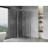 Mexen Mist T shower cabin with hinged door 90 x 90 cm, transparent, chrome - 8A4T-090-090-01-00