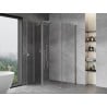 Mexen Mist T Hinged Shower Cabin 95 x 100 cm, Transparent, Chrome - 8A4T-095-100-01-00