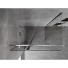 Mexen Mist T pivot shower cabin 95 x 110 cm, transparent, chrome - 8A4T-095-110-01-00