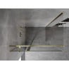 Mexen Mist T pivot shower enclosure 75 x 80 cm, transparent, gold - 8A4T-075-080-50-00
