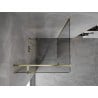 Mexen Mist T hinged shower cabin 90 x 90 cm, transparent, gold - 8A4T-090-090-50-00