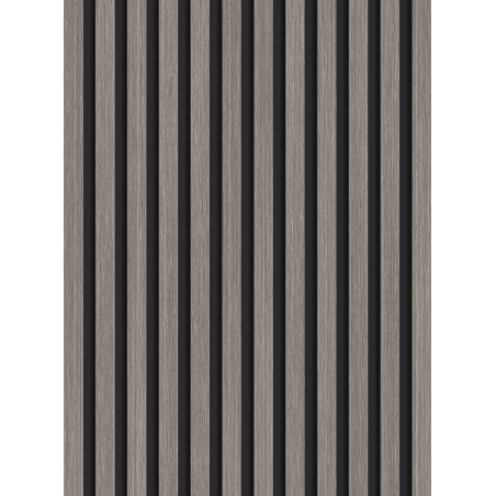 Mexen Lam-B wall slats 275 x 30 cm, 4 mm HDF board, technical veneer, Silvery Oak - S100-275307-3015-007