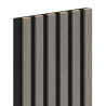 Mexen Lam-F acoustic wall slats 275 x 30 cm, 8 mm felt, technical veneer, Silvery Oak - S105-275307-3015-007