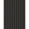 Mexen Lam-F acoustic wall slats 275 x 30 cm, 8 mm felt, technical veneer, Silver Walnut - S105-275307-3015-009