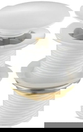 Mexen round click-clack plug, white - 79910-20