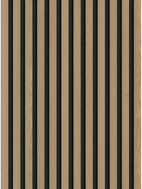 Mexen Lam-F Acoustic Wall Slats 275 x 30 cm, 8 mm Felt, Technical Veneer, Noble Oak - S105-275307-3015-004