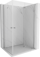 Mexen Mist-F Duo folding shower enclosure right 90 x 105 cm, transparent, chrome - 8A6-090L-105P-01-00
