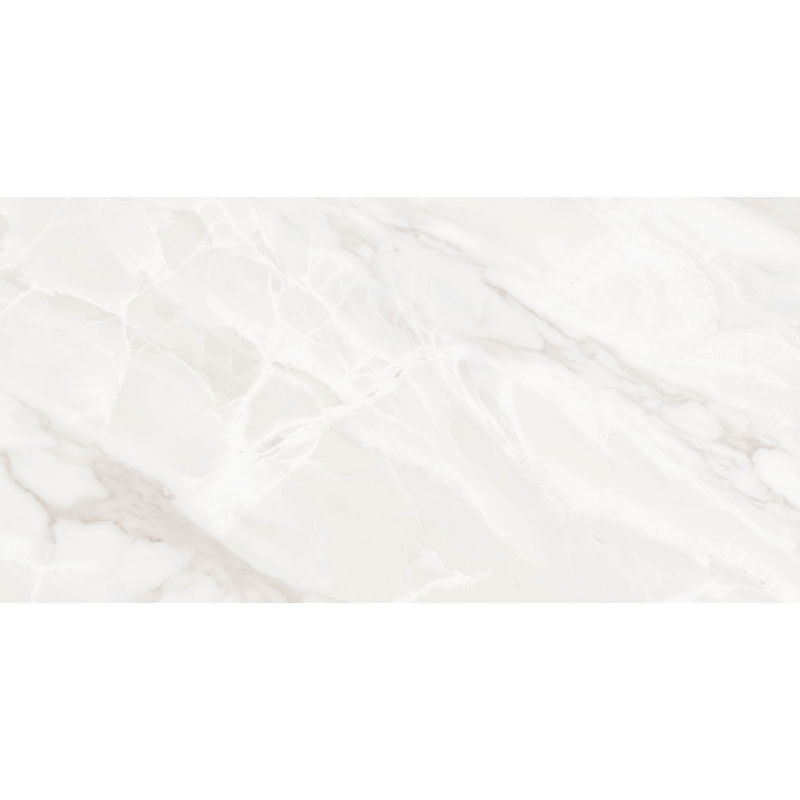 Mexen Sparta Bianco glazed rectified stoneware tile sample G1, floor-wall tile, gloss - TL101-00-S