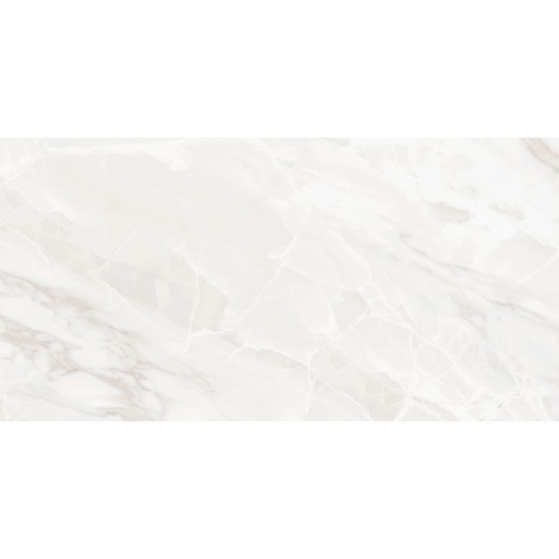 Mexen Sparta Bianco glazed rectified stoneware tile sample G1, floor-wall tile, gloss - TL101-00-S