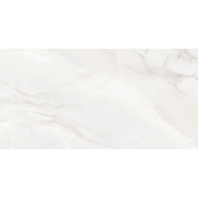 Mexen Sparta White Sample of Glazed Rectified Porcelain Tile G1, Floor-Wall Tile 120 x 60 cm, Glossy - TL101-00-S