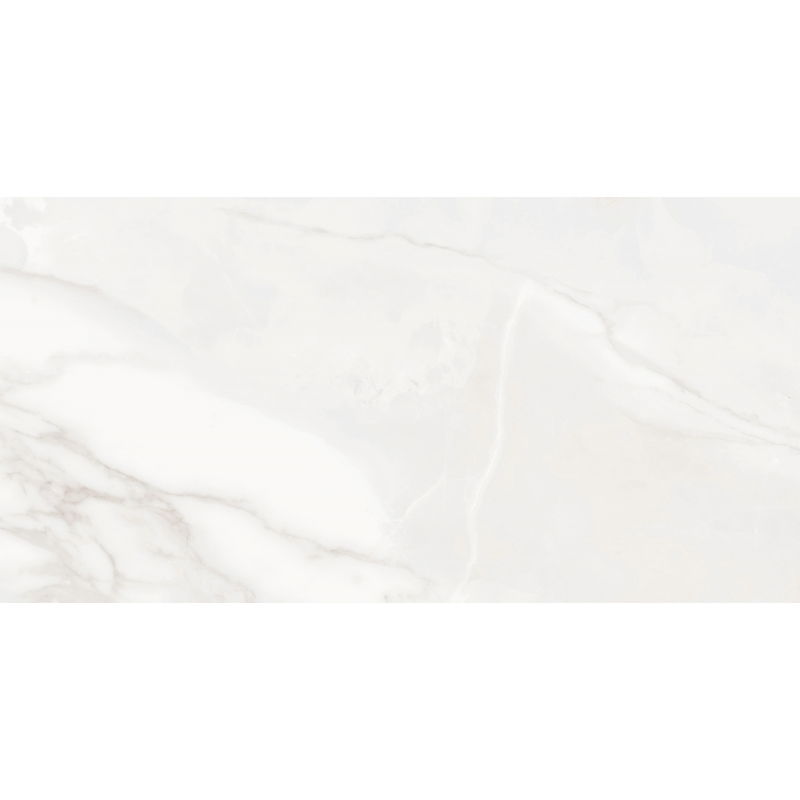 Mexen Sparta Bianco glazed rectified stoneware tile sample G1, floor-wall tile, gloss - TL101-00-S