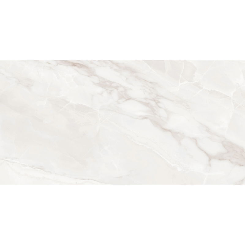 Mexen Sparta White Sample of Glazed Rectified Porcelain Tile G1, Floor-Wall Tile 120 x 60 cm, Glossy - TL101-00-S