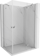 Mexen Mist-H Duo  Hinged Shower Enclosure Right 95 x 105 cm, transparent, chrome - 8A5-095L-105P-01-00