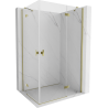 Mexen Mist H Duo hinged shower enclosure 70 x 85 cm, transparent, gold - 8A5-070L-085P-50-00