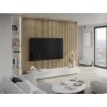 Mexen Lam-B wall slats 275 x 30 cm, 4 mm HDF board, technical veneer, Golden Oak - S100-275307-3015-003