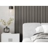Mexen Lam-B wall slats 275 x 30 cm, 4 mm HDF board, technical veneer, Silvery Oak - S100-275307-3015-007