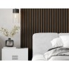 Mexen Lam-B wall slats 275 x 30 cm, 4 mm HDF board, technical veneer, Burnt Walnut - S100-275307-3015-024