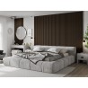 Mexen Lam-B wall slats 275 x 30 cm, 4 mm HDF board, technical veneer, Burnt Walnut - S100-275307-3015-024