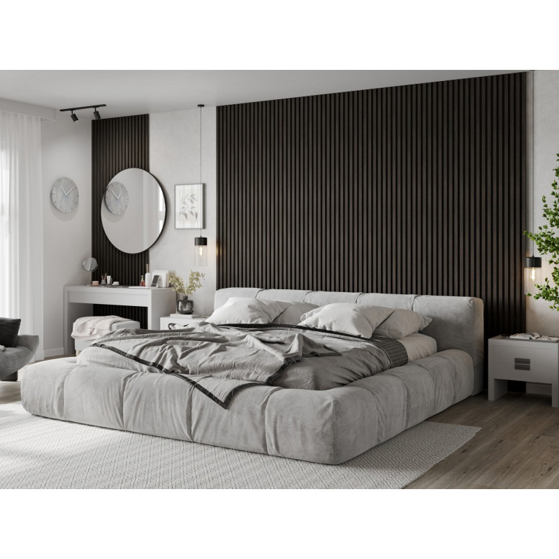 Mexen Lam-F acoustic wall slats 275 x 30 cm, 8 mm felt, technical veneer, Silver Walnut - S105-275307-3015-009