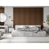 Mexen Lam-F acoustic wall slats 275 x 30 cm, 8 mm felt, technical veneer, Ruby Mahogany - S105-275307-3015-013