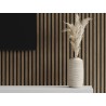 Mexen Lam-F acoustic wall slats 275 x 30 cm, 8 mm felt, technical veneer, Cocoa Walnut - S105-275307-3015-018