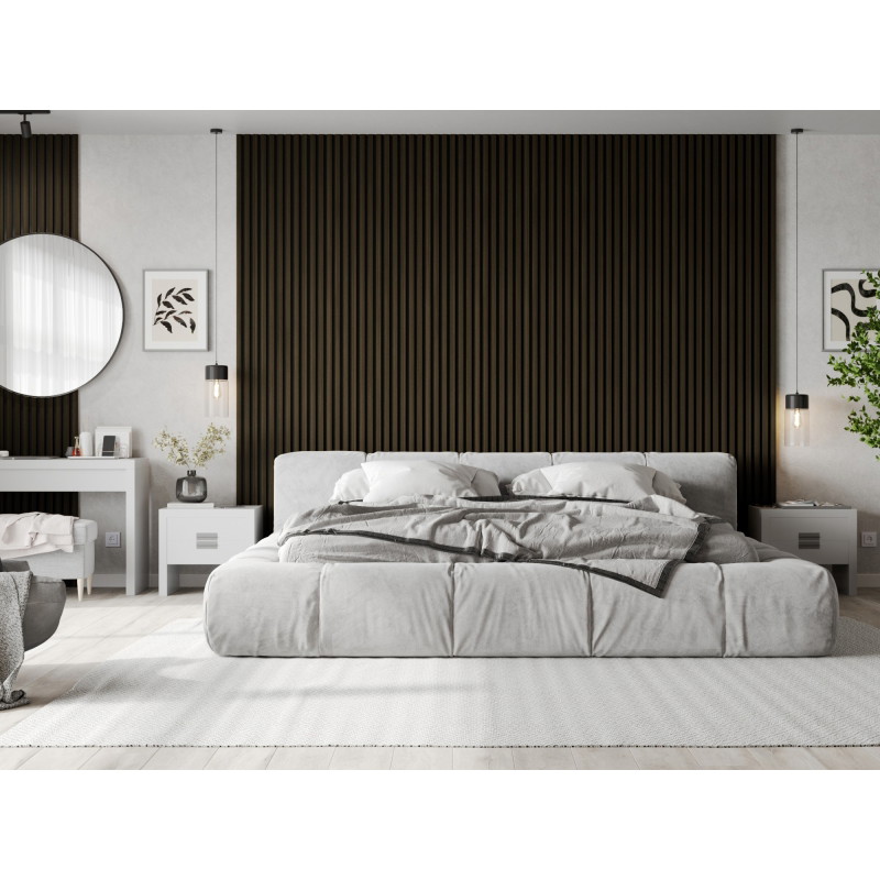 Mexen Lam-F acoustic wall slats 275 x 30 cm, felt 8 mm, technical veneer, Royal Ebony - S105-275307-3015-020