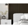Mexen Lam-F acoustic wall slats 275 x 30 cm, felt 8 mm, technical veneer, Royal Ebony - S105-275307-3015-020