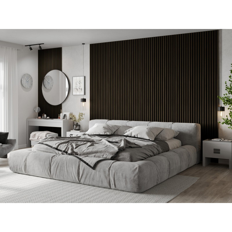 Mexen Lam-F acoustic wall slats 275 x 30 cm, felt 8 mm, technical veneer, Royal Ebony - S105-275307-3015-020
