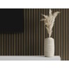 Mexen Lam-F acoustic wall slats 275 x 30 cm, felt 8 mm, technical veneer, Royal Ebony - S105-275307-3015-020