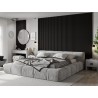 Mexen Lam-F Acoustic Wall Slats 275 x 30 cm, 8 mm Felt, Technical Veneer, Black Ebony - S105-275307-3015-023