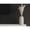 Mexen Lam-F Acoustic Wall Slats 275 x 30 cm, 8 mm Felt, Technical Veneer, Black Ebony - S105-275307-3015-023