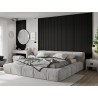 Mexen Lam-F acoustic wall slats 275 x 30 cm, 8 mm felt, technical veneer, Silvery Black Oak - S105-275307-3015-025