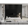 Mexen Lam-F acoustic wall slats 275 x 30 cm, 8 mm felt, technical veneer, Silvery Black Oak - S105-275307-3015-025