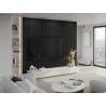 Mexen Lam-B wall slats 275 x 31.5 cm, HDF board 4 mm, Black Matte - S100-275317-2812-053