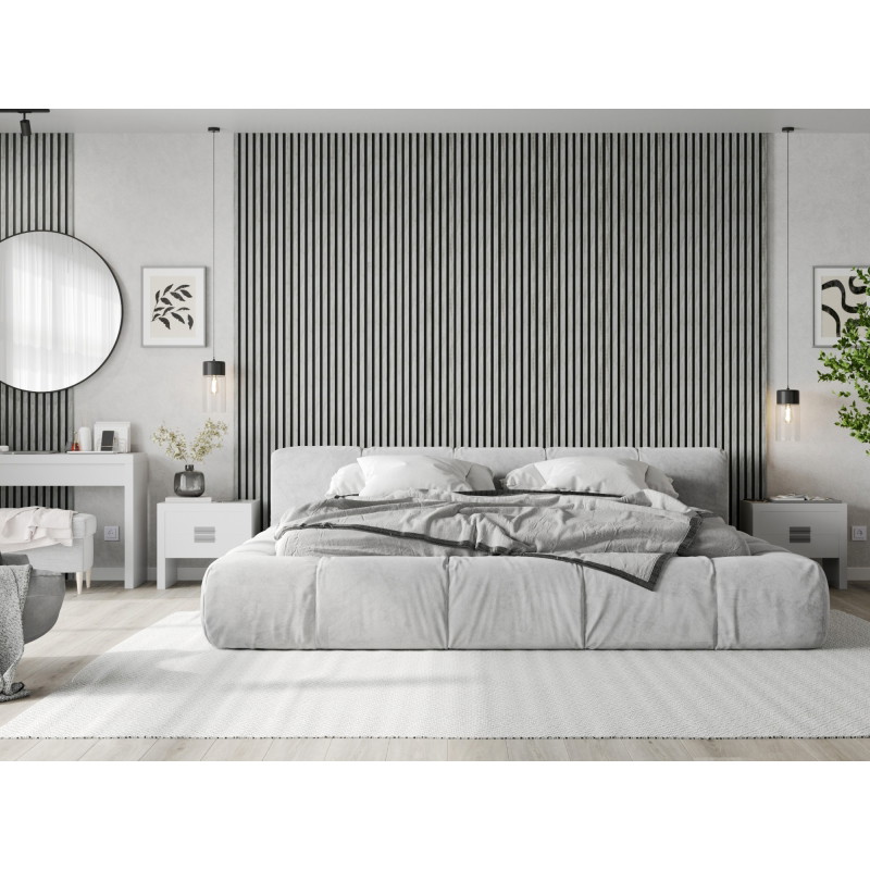 Mexen Lam-B wall slats 275 x 31.5 cm, 4 mm HDF board, Ice Oak - S100-275317-2812-061