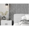 Mexen Lam-B wall slats 275 x 31.5 cm, 4 mm HDF board, Bleached Oak - S100-275317-2812-064
