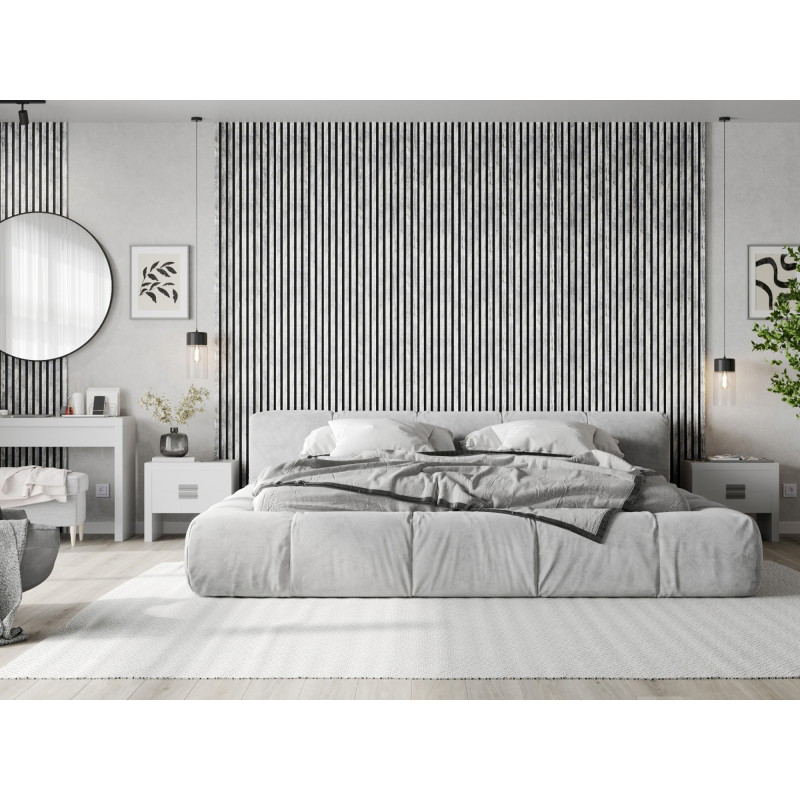 Mexen Lam-B wall slats 275 x 31.5 cm, 4 mm HDF board, Bleached Oak - S100-275317-2812-064