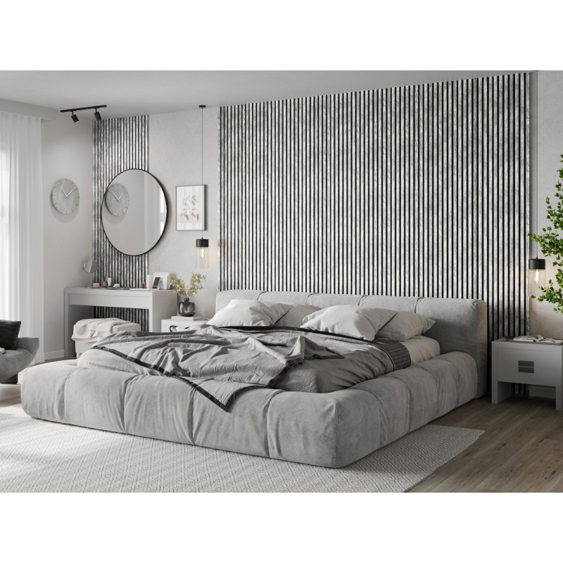 Mexen Lam-B wall slats 275 x 31.5 cm, 4 mm HDF board, Bleached Oak - S100-275317-2812-064