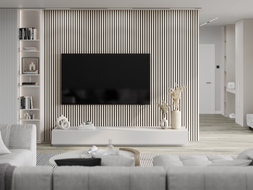 Mexen Lam-B wall slats 275 x 31.5 cm, 4 mm HDF board, Polar Oak - S100-275317-2812-067