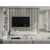 Mexen Lam-B Wall Slats 275 x 31.5 cm, 4 mm HDF Board, Grey Linen - S100-275317-2812-068