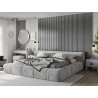Mexen Lam-F Acoustic Wall Slats 275 x 31.5 cm, 6 mm Felt, Silver - S105-275317-2812-056