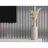 Mexen Lam-F Acoustic Wall Slats 275 x 31.5 cm, 6 mm Felt, Silver - S105-275317-2812-056