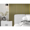 Mexen Lam-F acoustic wall slats 275 x 31.5 cm, felt 6 mm, Gold - S105-275317-2812-057