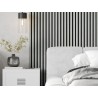 Mexen Lam-F Acoustic Wall Slats 275 x 31.5 cm, 6 mm Felt, Ice Oak - S105-275317-2812-061