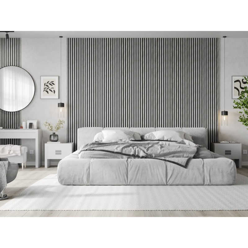 Mexen Lam-F Acoustic Wall Slats 275 x 31.5 cm, 6 mm Felt, Ice Oak - S105-275317-2812-061