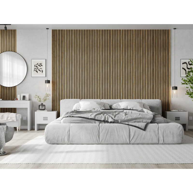 Mexen Lam-F acoustic wall slats 275 x 31.5 cm, 6 mm felt, Honey Oak - S105-275317-2812-066