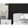Mexen Lam-F Acoustic Wall Slats 275 x 31.5 cm, 6 mm Felt, Black Linen - S105-275317-2812-069
